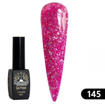 Oja semipermanenta BLACK ELITE, Global Fashion 8 ml, 145