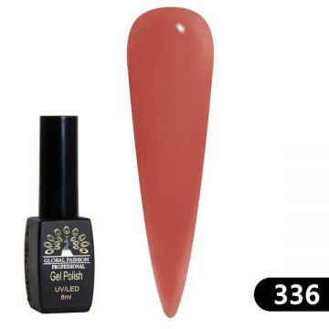 Oja semipermanenta Black Elite, Global Fashion 8 ml, 336