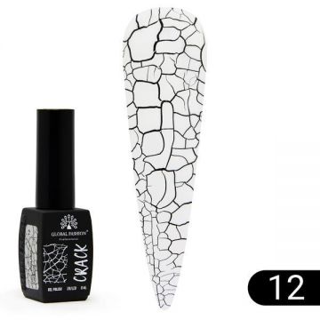 Oja semipermanenta Crack, Global Fashion 8 ml, 12