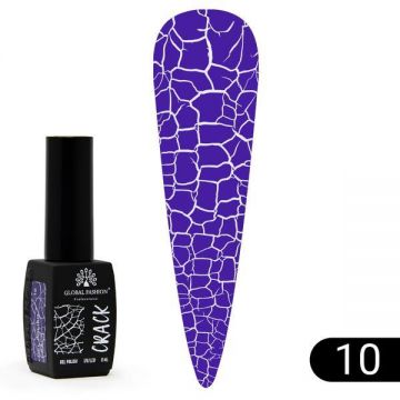 Oja semipermanenta Crack, Global Fashion 8ml, 10
