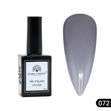 Oja semipermanentă, Gel polish Elite Glow, 72 Global Fashion, 15 ml