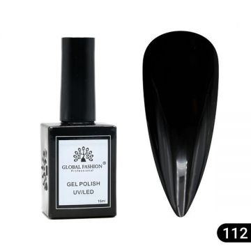 Oja semipermanentă Global Fashion, Gel polish Elite Glow 15 ml, 112