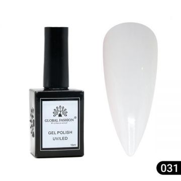 Oja semipermanentă Global Fashion, Gel polish Elite Glow 15 ml, 31