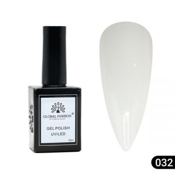 Oja semipermanentă Global Fashion, Gel polish Elite Glow 15 ml, 32