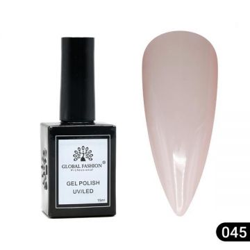 Oja semipermanentă Global Fashion, Gel polish Elite Glow 15 ml, 45