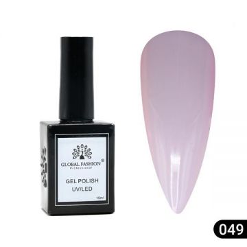 Oja semipermanentă Global Fashion, Gel polish Elite Glow 15 ml, 49
