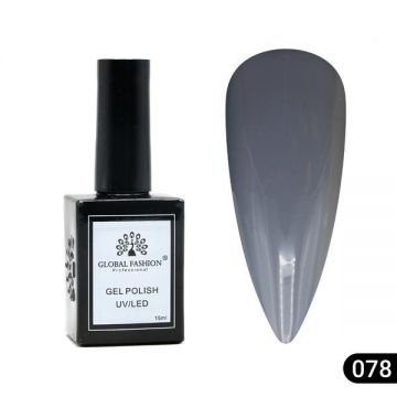 Oja semipermanentă Global Fashion, Gel polish Elite Glow 15 ml, 78