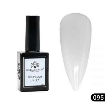Oja semipermanentă Global Fashion, Gel polish Elite Glow 15 ml, 95