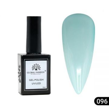 Oja semipermanentă Global Fashion, Gel polish Elite Glow 15 ml, 96