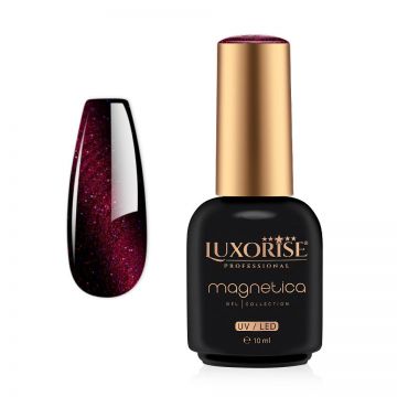 Oja Semipermanenta LUXORISE MAGNETICA - Star Dust, Comet Crimson 10ml