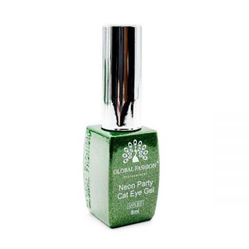 Ojă semipermanentă Neon Party Cat Eye Global Fashion, 8ml, 010 (Fara Tpo)