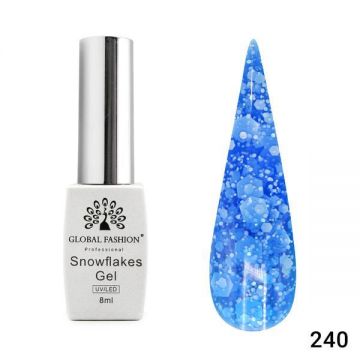 Oja semipermanenta Snowflakes 8 ml, 240