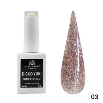 Top fără strat lipicios, Disco Yuki 15 ml, 03