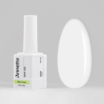Baza Rubber Hema Free Cover White, 12 ml Annette Nails HM-02