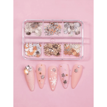 Fulgi de nea decor iarna set 6 modele X2012 - X2012 - Everin.ro