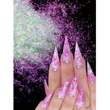 Fulgi decor unghii holographic LOP9YT - LOP9YT - Everin.ro