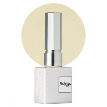 Oja Semipermanenta NailsUp - Infinity Silver 03 Milky White Glitter