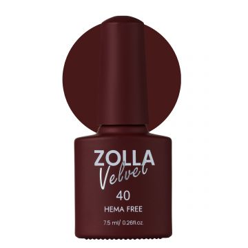 Oja semipermanenta  Zolla Velvet Hema Free 40