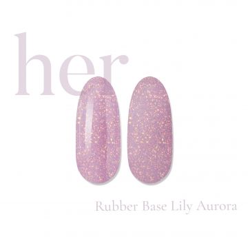 Rubber Base Coat HER Lily Aurora 12ml