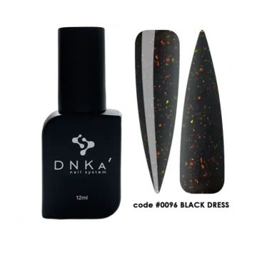 RUBBER BASE FRENCH DNKa - 96 Black Dress 12 ml