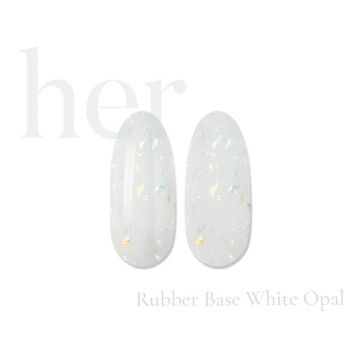 Rubber Base HER White Opal 12 ml