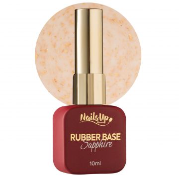 Rubber base NailsUp Sapphire Flakes 10 ml 02