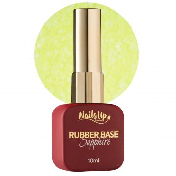 Rubber base NailsUp Sapphire Flakes 10 ml 023