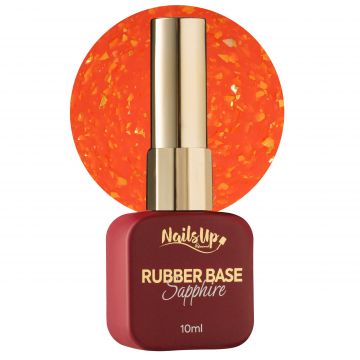 Rubber base NailsUp Sapphire Flakes 10 ml 06