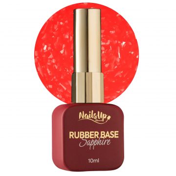 Rubber base NailsUp Sapphire Flakes 10 ml 08