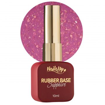 Rubber base NailsUp Sapphire Flakes 10 ml 09