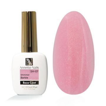 Rubber Baza AnnetteNails Shimmer Barbie SH-07, 12ml