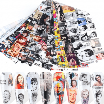 Set 10 folii de transfer 20x4cm. FT-MN10 - FT-MN10 - Everin.ro