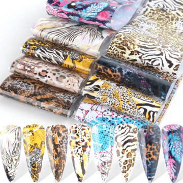 Set 10 folii de transfer 20x4cm. FT-SD63 - FT-SD63 - Everin.ro