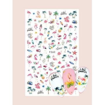 Sticker decor unghii F560 - F560 - Everin.ro