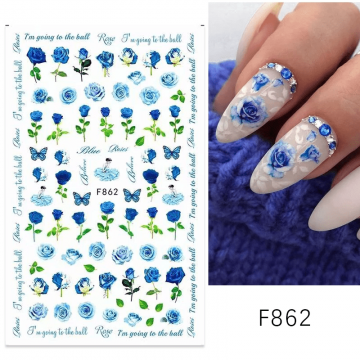 STICKER DECOR UNGHII F862 - F862 - Everin.ro