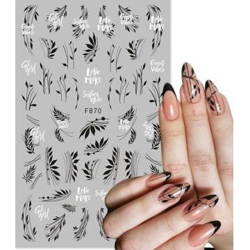 Sticker decor unghii F870 - F870 - Everin.ro