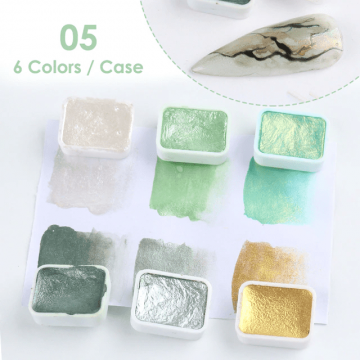 Acuarele set 6 culori- AQ5 - AQ6 - EVERIN