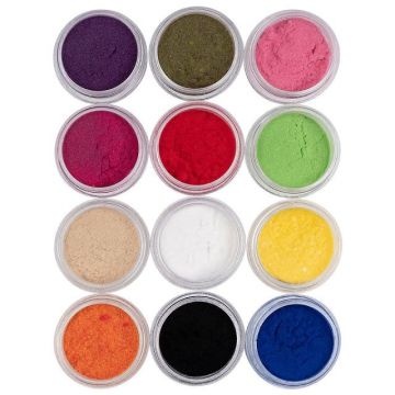 Catifea decor unghii set 12buc.