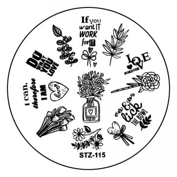 Matrita metalica pentru stampila