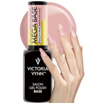 Mega Base Victoria Vynn- Peachy Pink 8ml Rubber Base - VV-CP8 - Everin