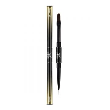 Pensula Dubla Pro Art Oval 10mm si Liner 10mm Gold Everin - Everin