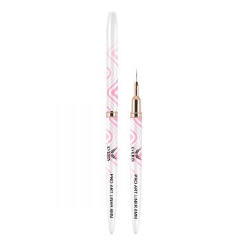 Pensula Pro Art Liner 8mm Pink Wave Everin - Everin