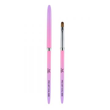 Pensula Pro Art Oval 9mm Purple Pink Everin - Everin