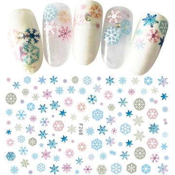 Sticker decor unghii 3D model iarna/Craciun F268 - LS-J25 - EVERIN