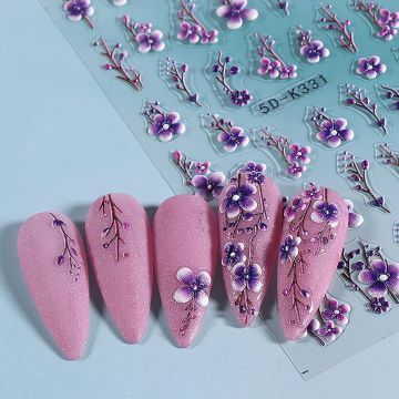 Sticker decor unghii 5D-K331 - Everin