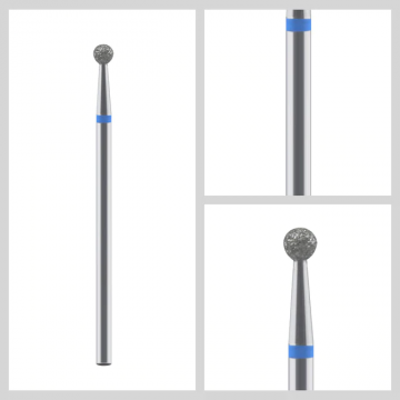 Bit diamantat cuticula biluta albastru 3mm