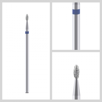 Bit diamantat cuticula lacrima albastru cf-49
