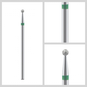 Capat de freza diamantat cuticule biluta verde cf-53