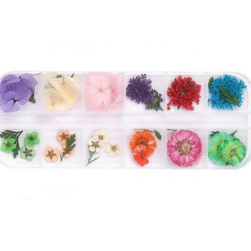 Flori uscate decor unghii ndf-23