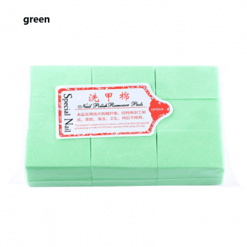 Servetele manichiura bumbac aprox. 540 buc.- Verde - s900b-v